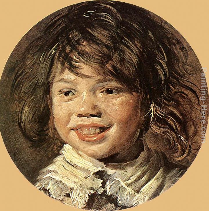 Laughing Child painting - Frans Hals Laughing Child art painting